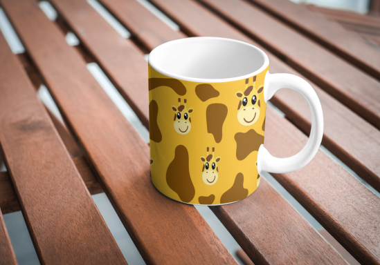 Giraffe- Wrapped Mug