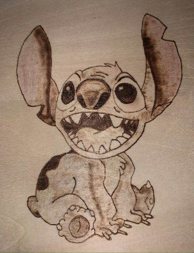 Stitch - Pyrography